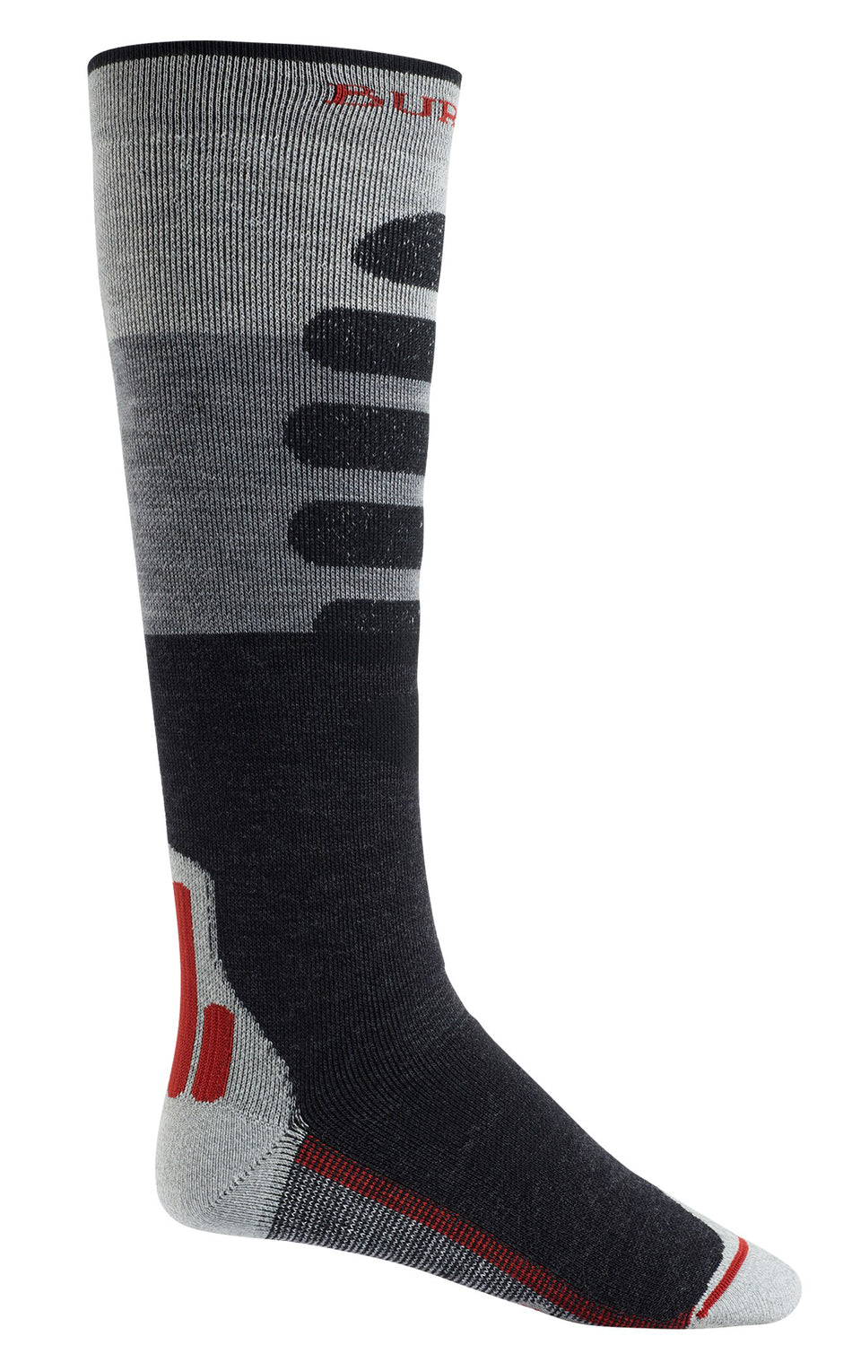 Burton Performance Plus Midweight Socks Mens Grey Heather Block