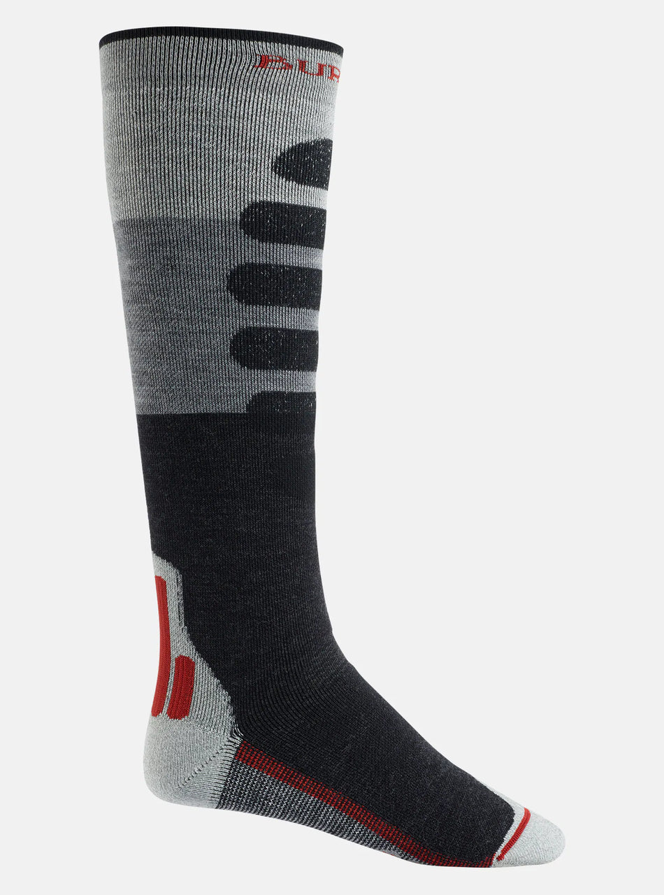 Burton Performance Plus Midweight Socks Mens Grey Heather