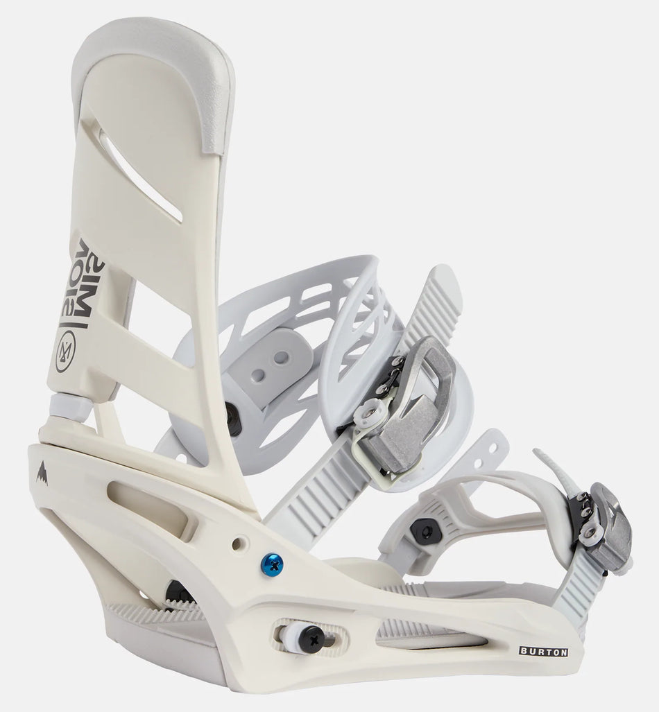 Burton Mission Snowboard Bindings Mens 2024 Stout White