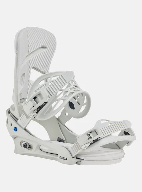 Burton Mission Snowboard Bindings Mens 2025 Grey Cloud