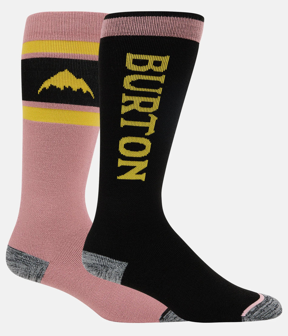 Burton Weekend Midweight Two Pack Socks Womens Powder Blush