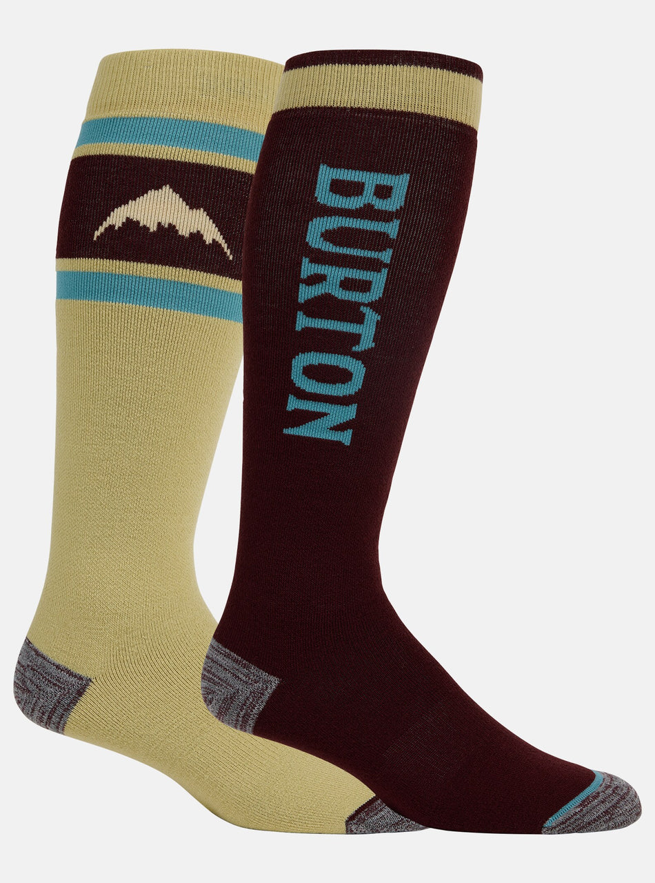 Burton Weekend Midweight Two Pack Socks Mens Sulfur