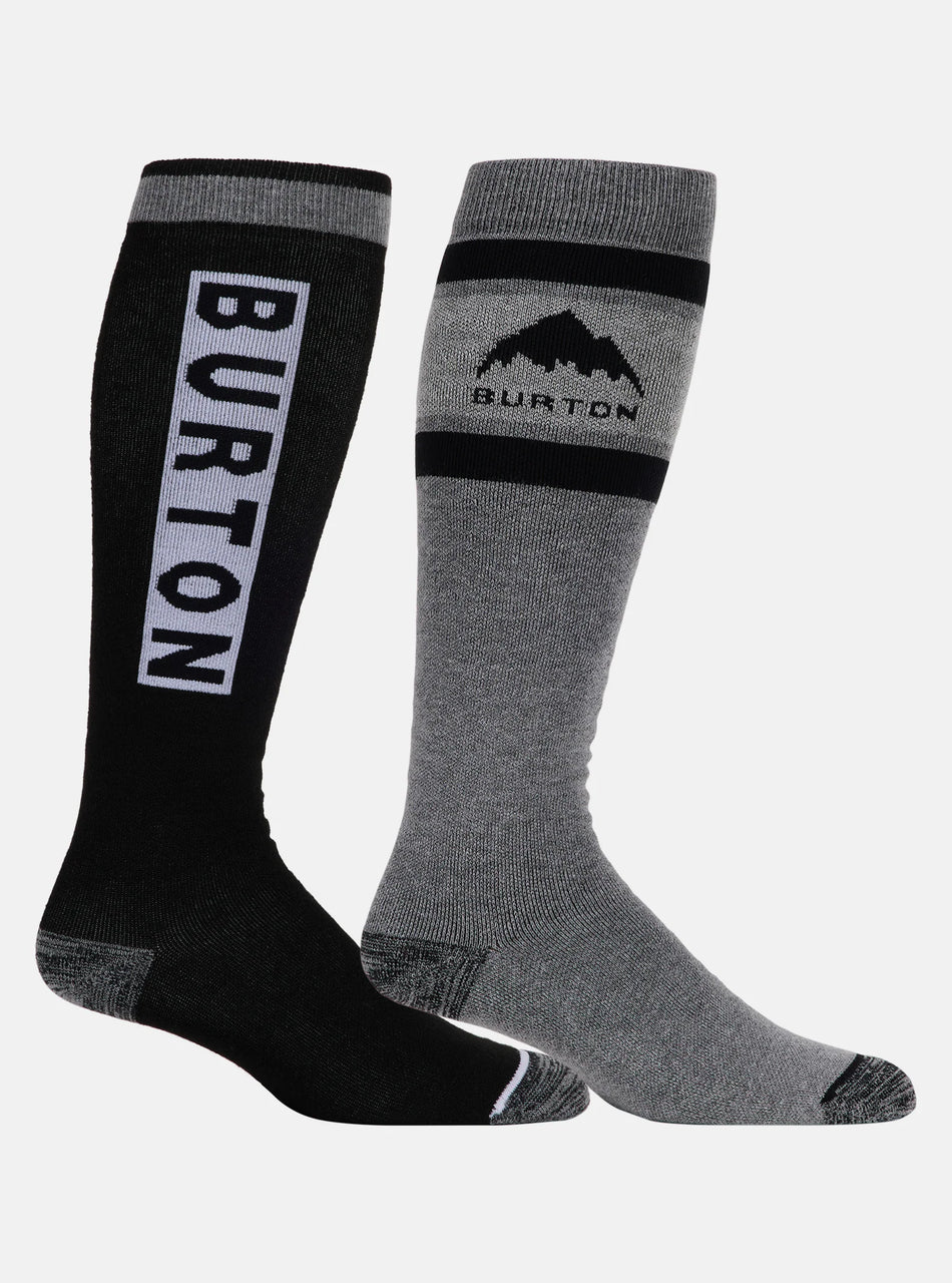 Burton Weekend Midweight Socks 2 Pack Mens Black