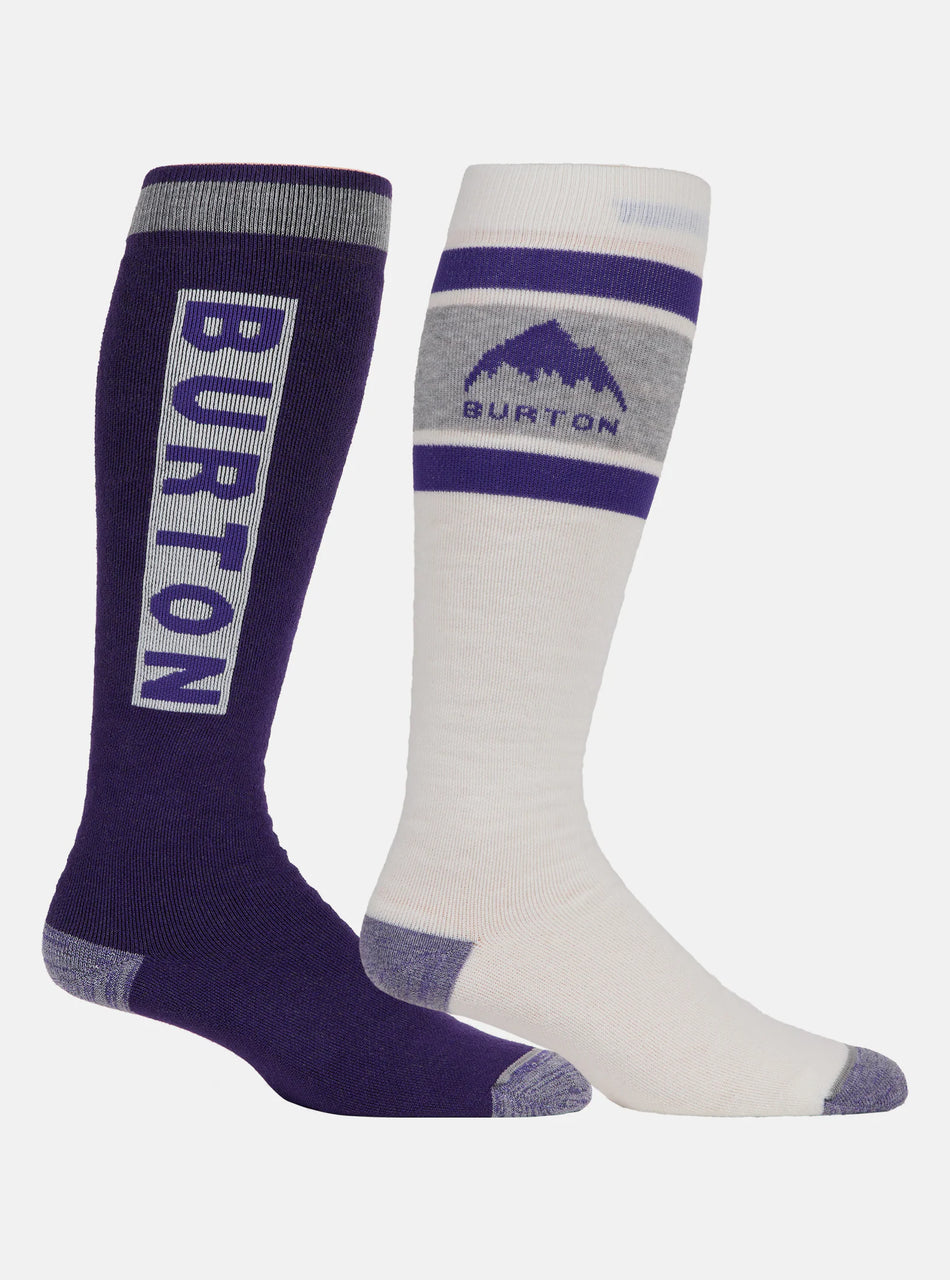 Burton Weekend Midweight Socks 2 Pack Mens Imperial Purple