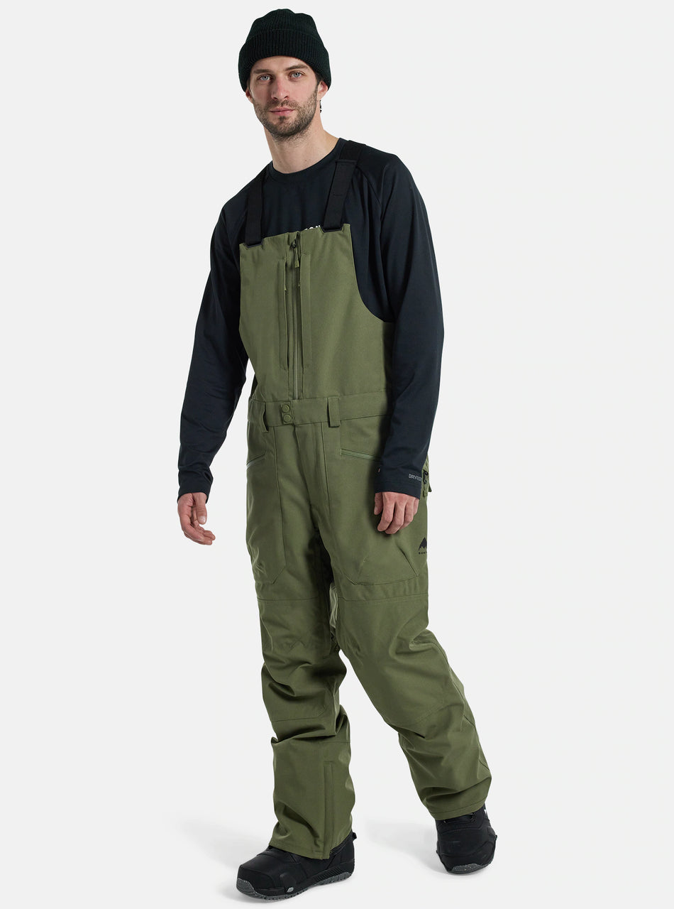 Burton Reserve Mens Bib Pants 2025 Forest Moss