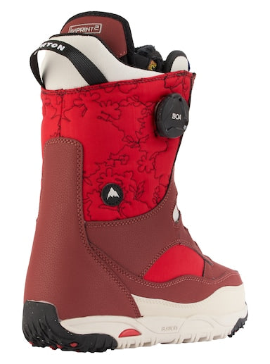 Burton Limelight BOA Wide Womens Snowboard Boots Red / Stout White