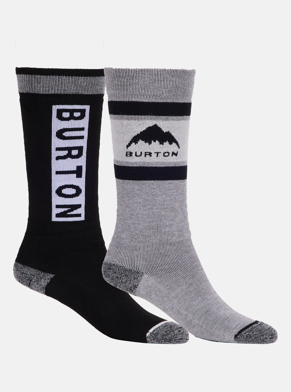 Burton Weekend Midweight Socks 2 Pack Kids Black