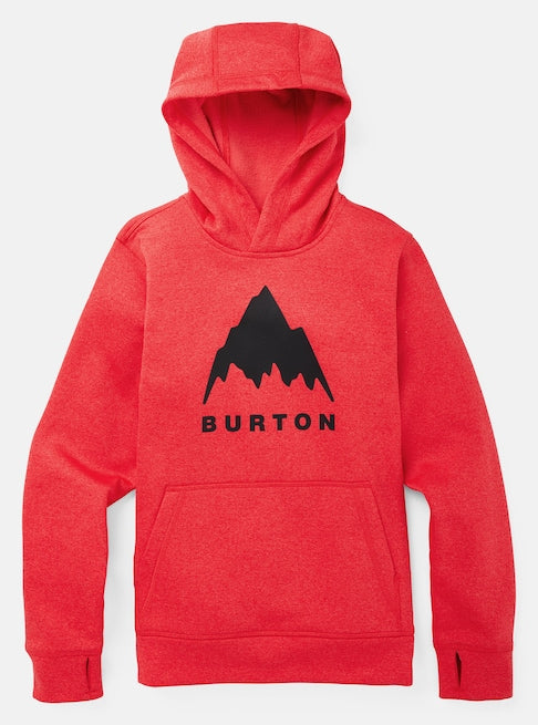 Burton Oak Pull Over Hoodie Kids 2024 Tomato Heather