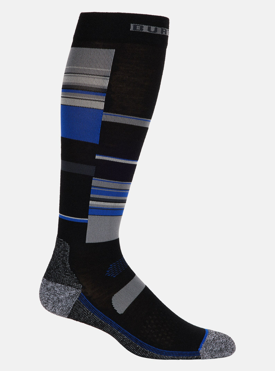 Burton Performance Ultralight Socks Mens Jake Blue Stripe