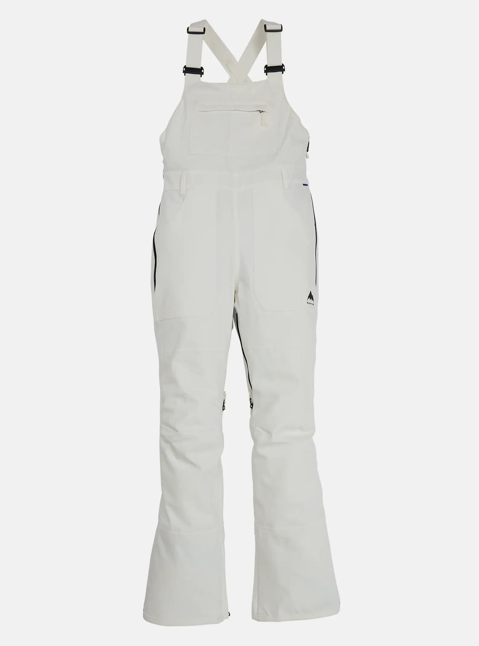 Burton Avalon Bib Pants Womens 2025 Stout White