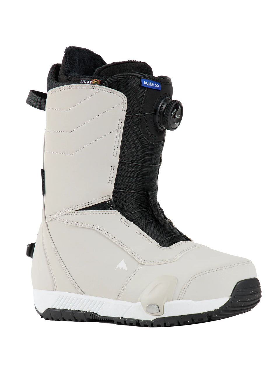 Burton Ruler Step On Snowboard Boots Mens 2025 Grey Cloud