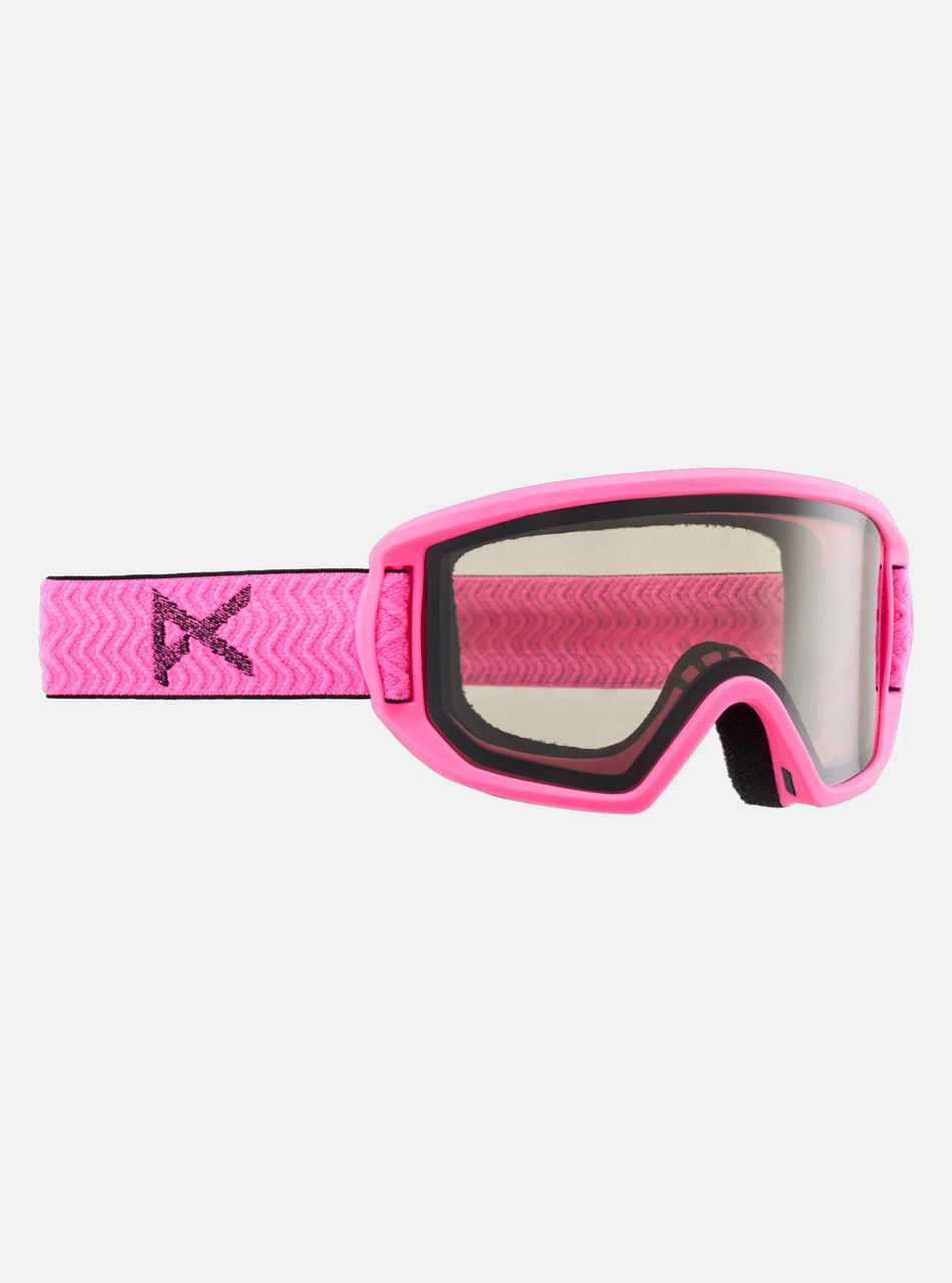 Anon Relapse Junior Goggles & MFI Face Mask Pink / Smoke