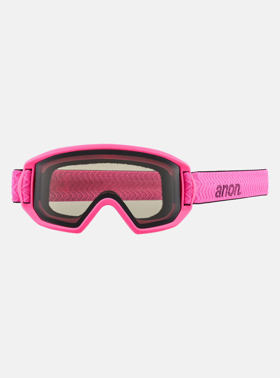 Anon Relapse Junior Goggles & MFI Face Mask Pink / Smoke