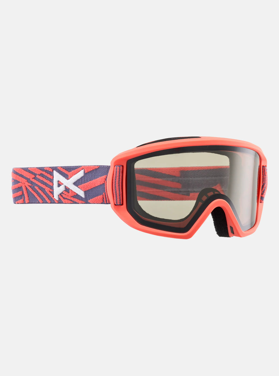 Anon Relapse Junior Goggles & MFI Face Mask Zig Zag / Smoke