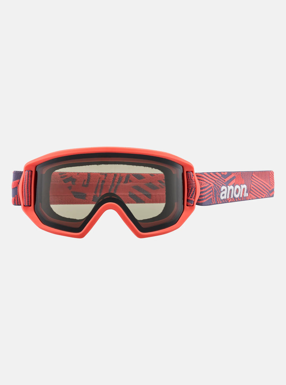 Anon Relapse Junior Goggles & MFI Face Mask Zig Zag / Smoke