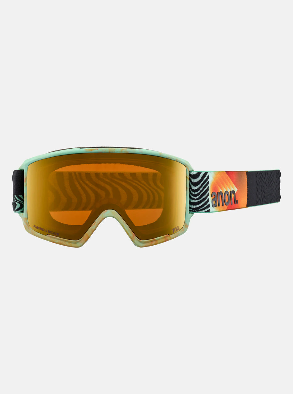 Anon M3 Goggles & MFI Face Mask & Spare Lens Dunescape / Perceive Cloudy Burst Lens