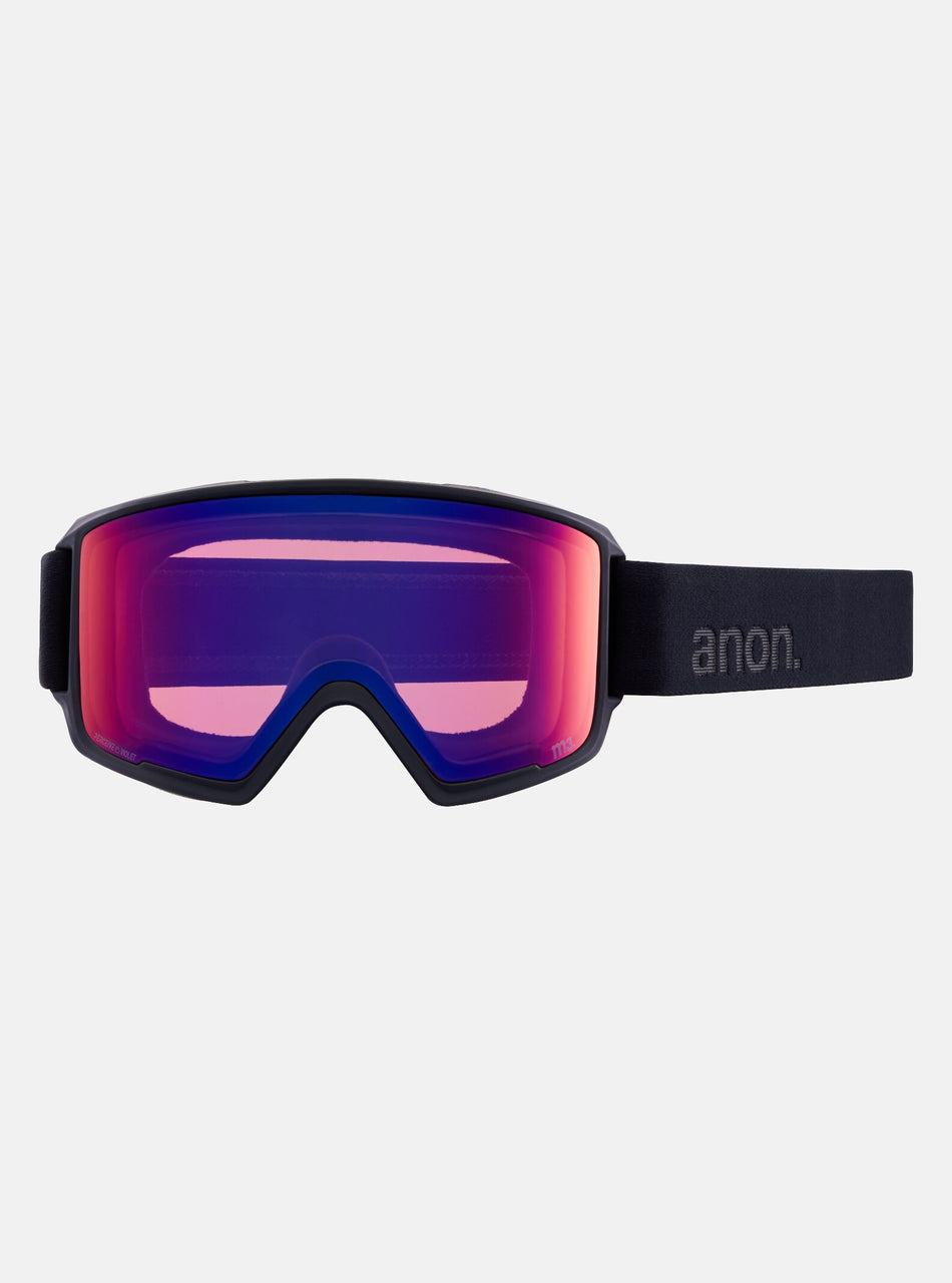 Anon M3 Goggles & MFI Face Mask & Spare Lens Low Bridge Fit Smoke / Perceive Sunny Onyx Lens