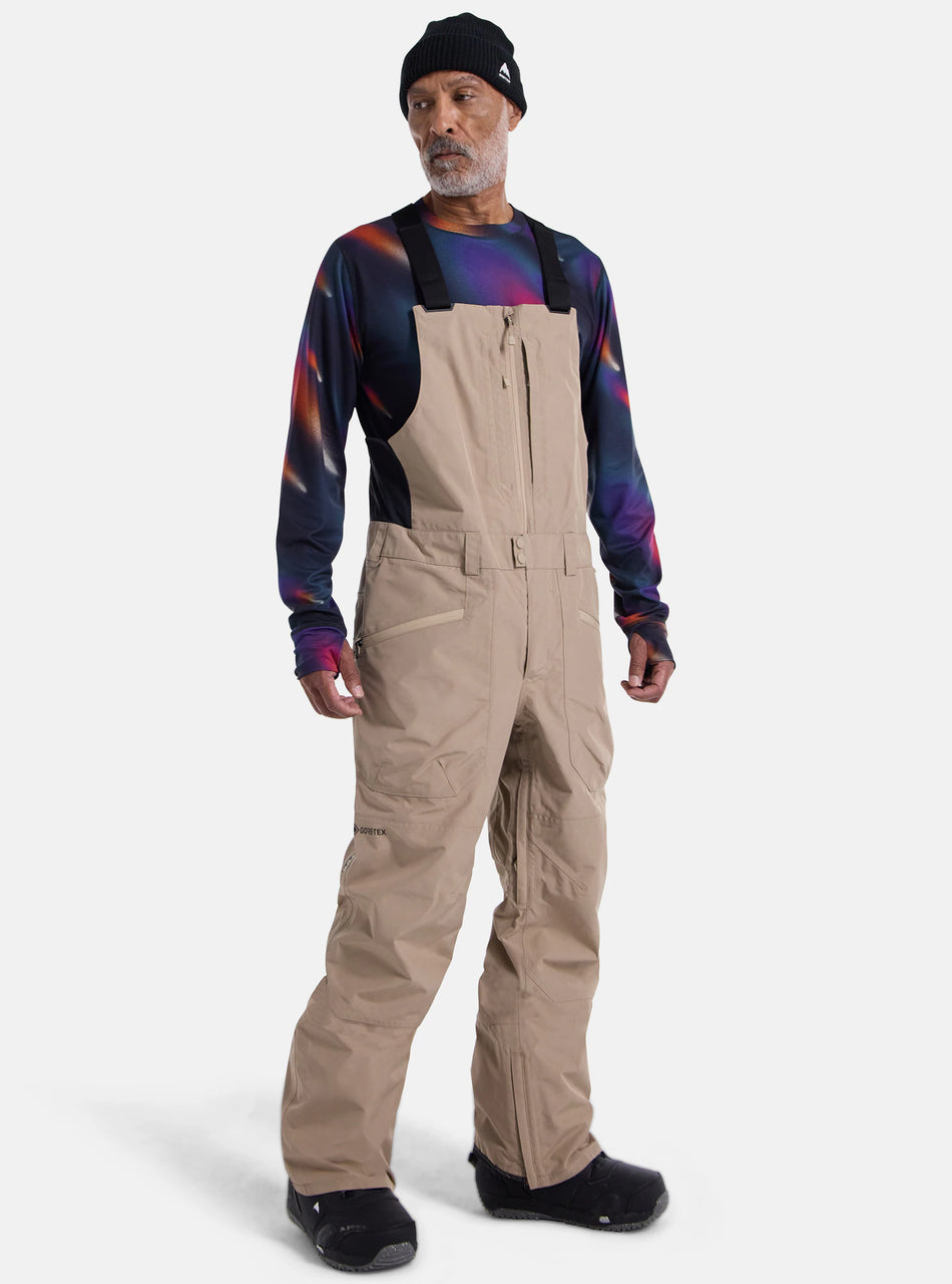 Burton GORE-TEX Reserve Bib Pants Mens 2025 Summit Taupe