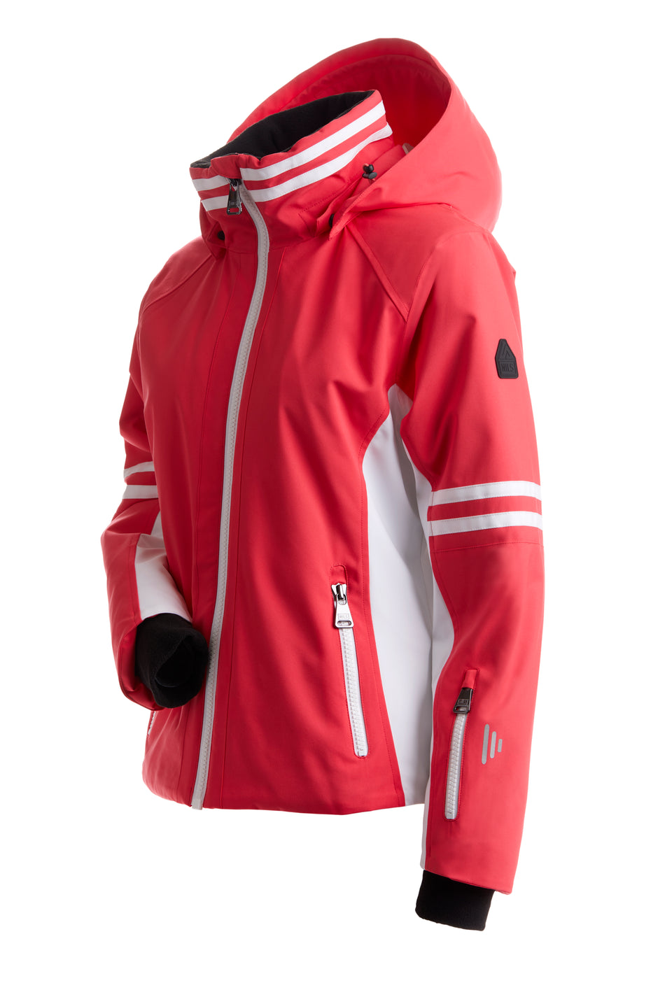 Nils Meribel Jacket Womens 2025 Poppy / White