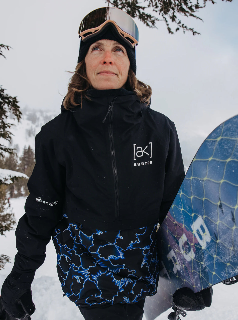 Burton [ak] Kimmy GORE-TEX Anorak Jacket Womens 2025 Black / Glow