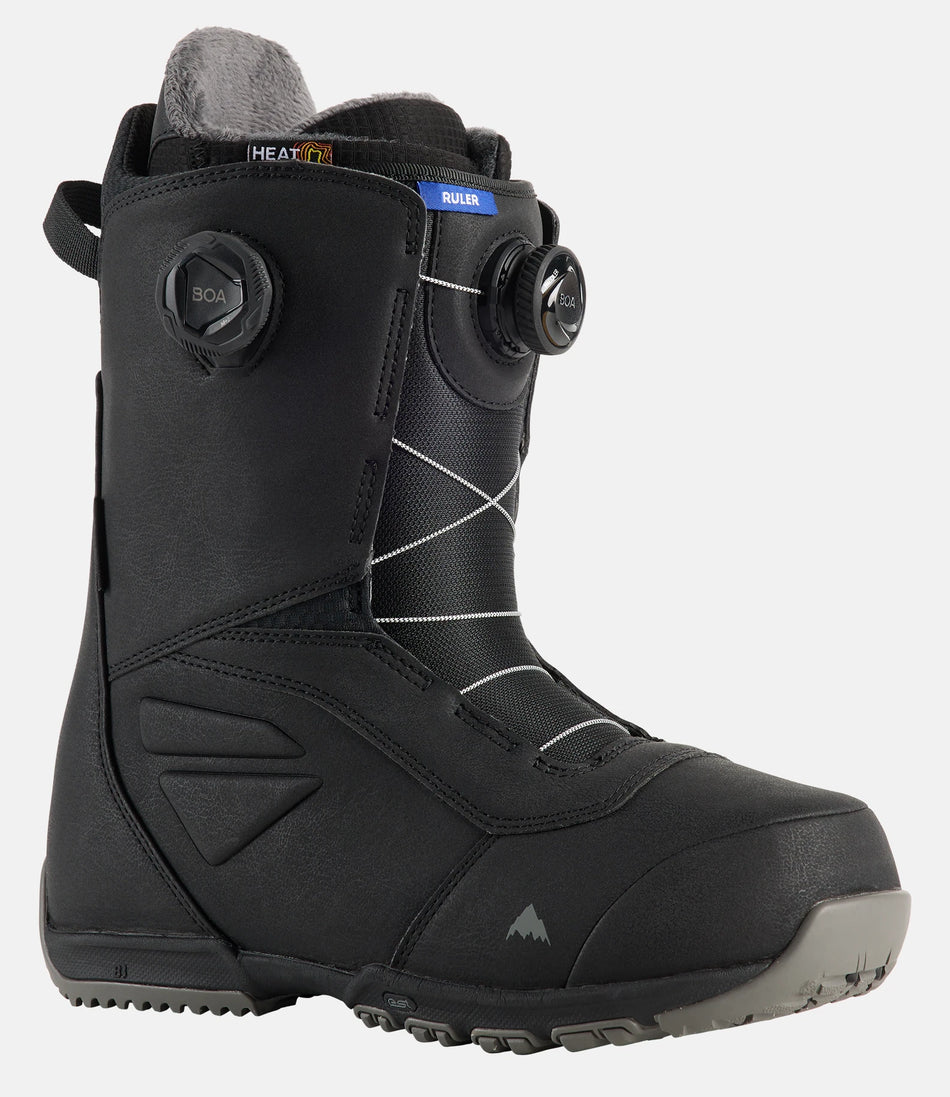 Burton Ruler BOA Wide Snowboard Boots Mens 2025 Black