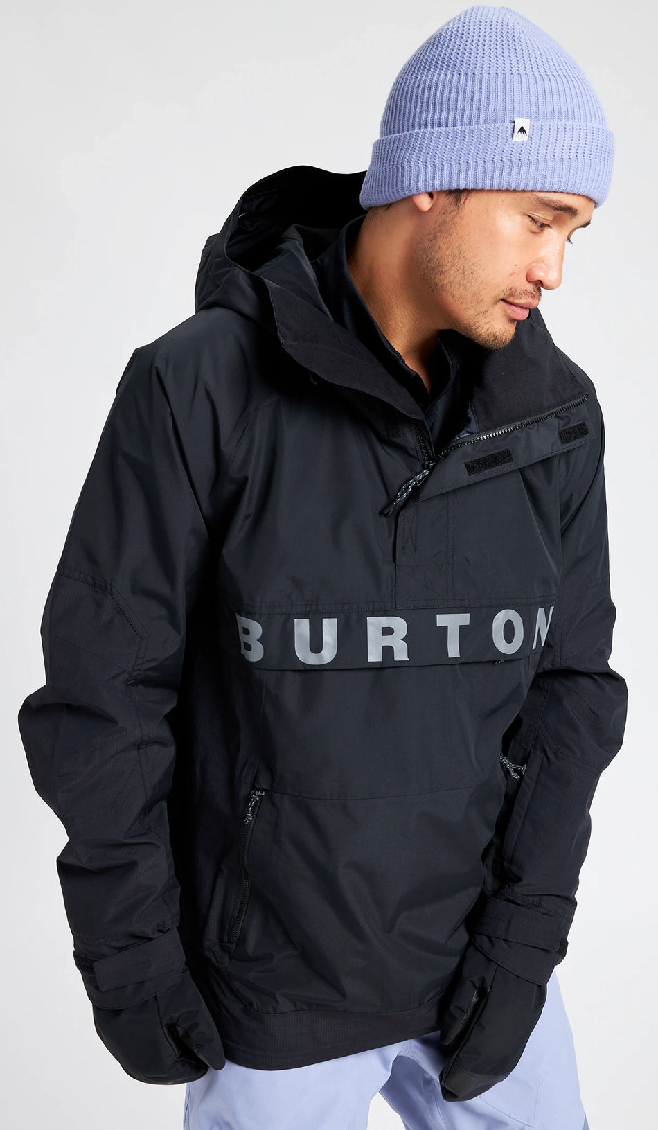 Burton Frostner Anorak Jacket Mens 2024 Black