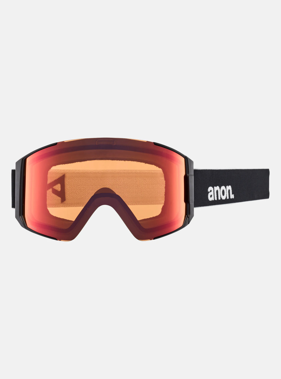 Anon Sync Goggles Black / Perceive Sunny Red Lens & Spare Lens