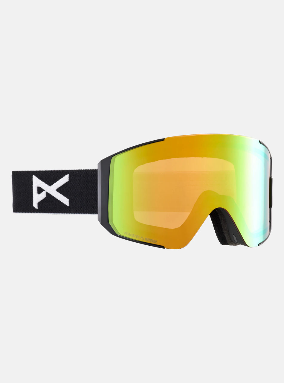 Anon Sync Goggles Black / Perceive Variable Green Lens & Spare Lens