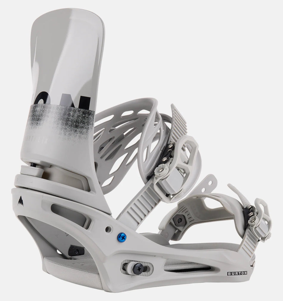 Burton Cartel X Snowboard Bindings Mens 2024 Grey / Logo