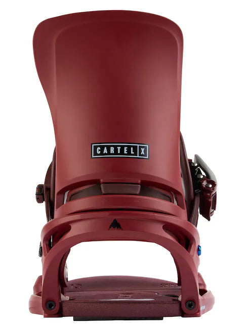 Burton Cartel X EST Mens Snowboard Bindings Sun Dried Tomato