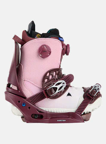 Burton Lexa X Snowboard Bindings Womens 2024 Almandine Elevation107