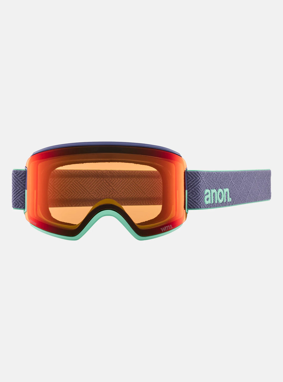 Anon WM3 Goggles & MFI Face Mask & Spare Lens Purple / Perceive Sunny Bronzze Lens