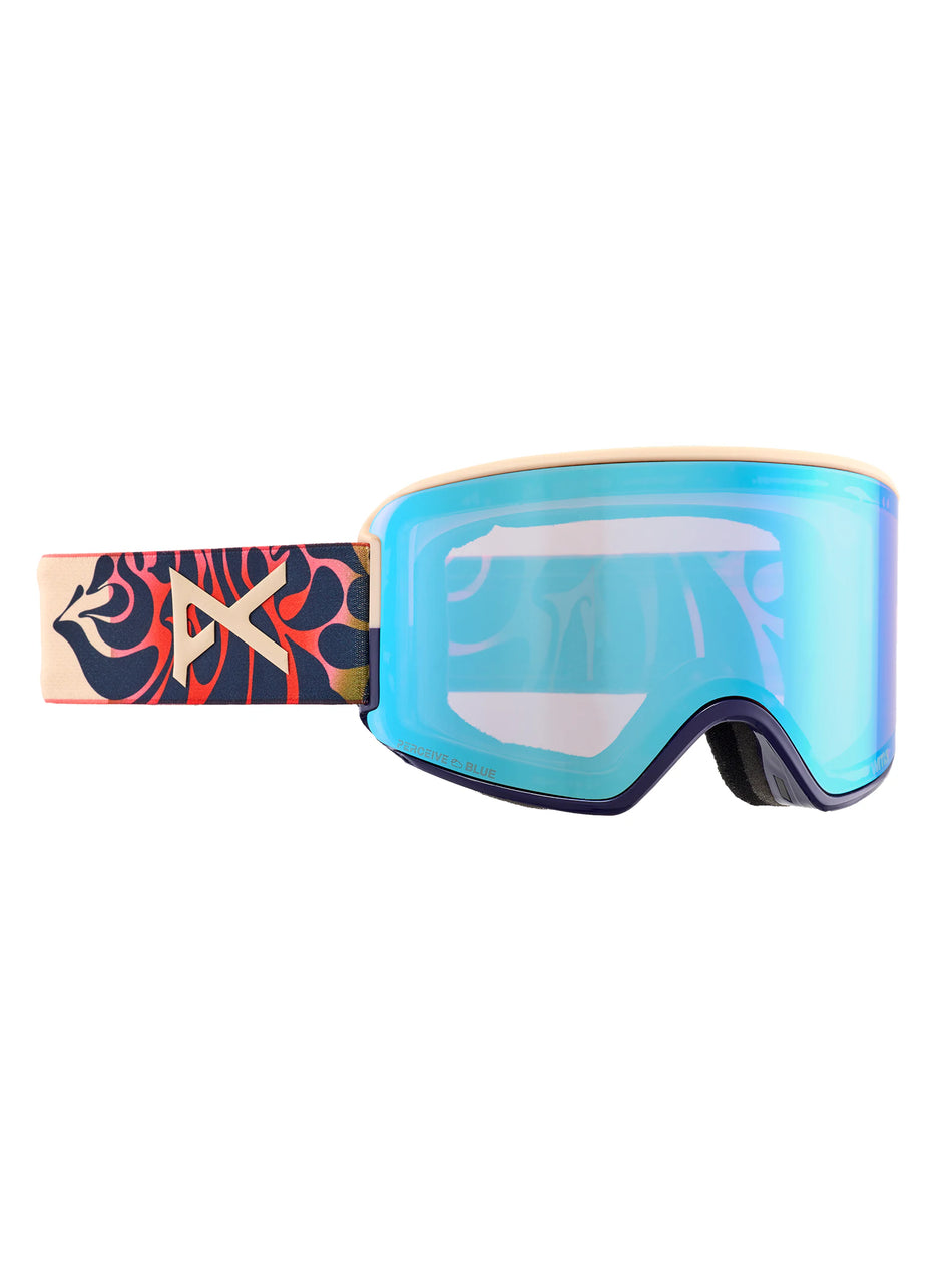 Anon WM3 Goggles & MFI Face Mask & Spare Lens Focal / Perceive Variable Blue Lens