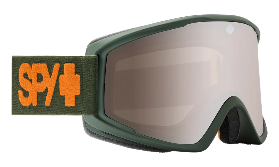 Spy Crusher Elite Goggles Matte Steel Green / Bronze Silver Mirror