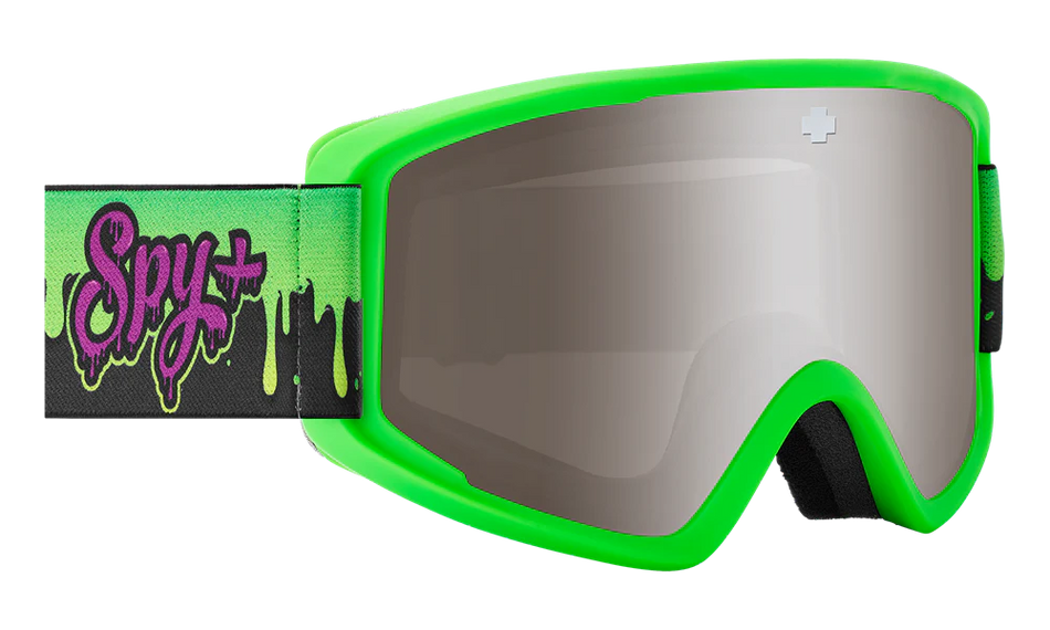 Spy Crusher Elite Junior Goggles Slime / Bronze Silver Mirror