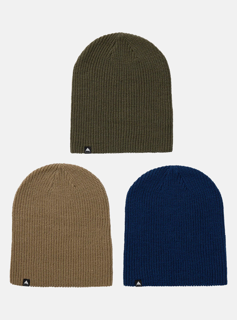 Burton Recycled DND Beanie 3 Pack Nighfall / Summit Taupe / Forest Moss