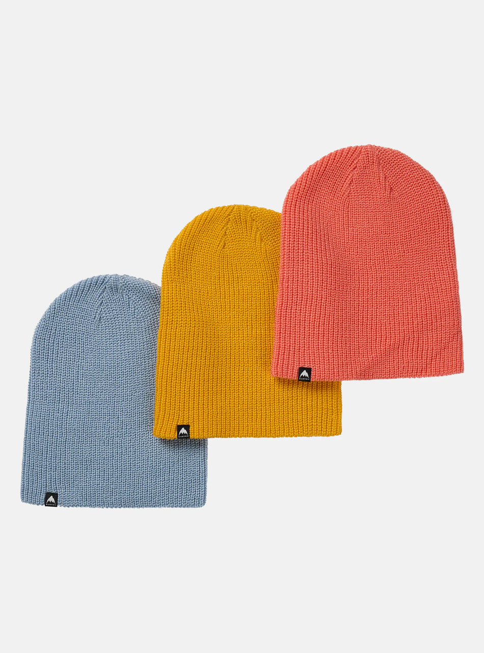 Burton Recycled DND Beanie 3 Pack Goldenrod / Dusty Blue / Peach Echo