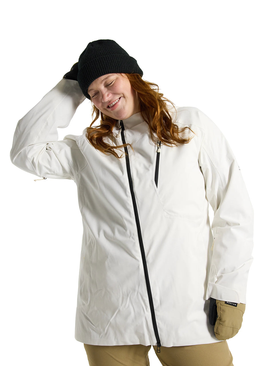 Burton Pyne Jacket Womens 2024 Stout White