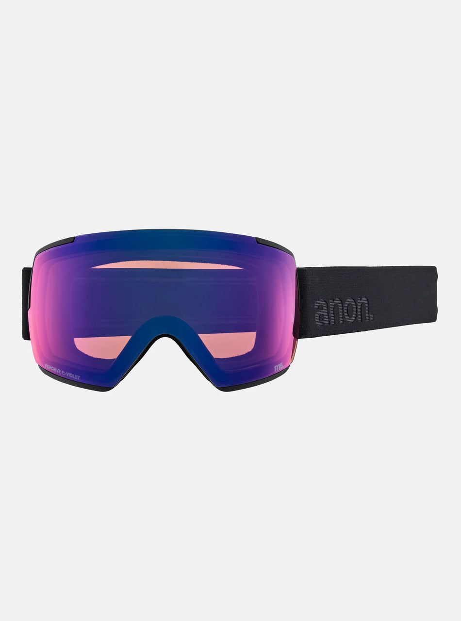 Anon M5 Goggles & MFI Face Mask & Spare Lens Smoke / Perceive Sunny Onyx Lens