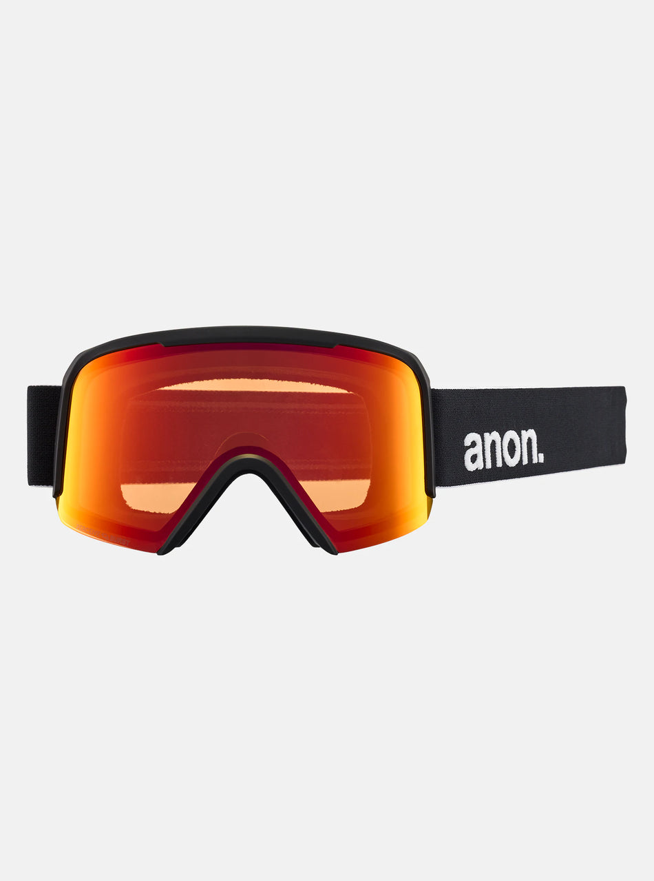 Anon Nesa Goggles Low Bridge Fit Black / Perceive Variable Blue Lens