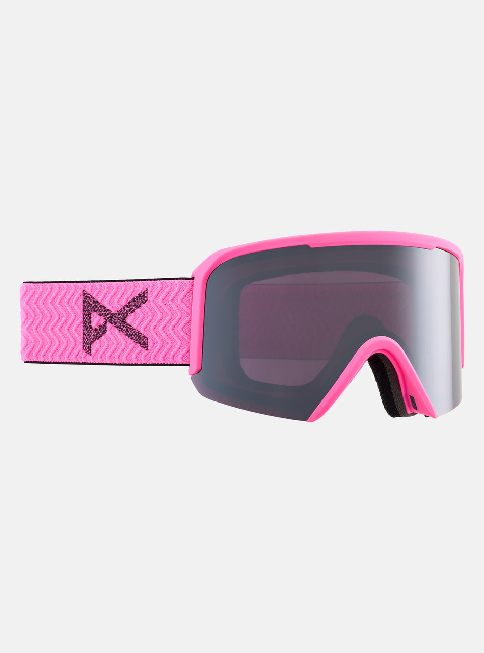 Anon Nesa Goggles Low Bridge Fit Pink / Perceive Sunny Onyx Lens