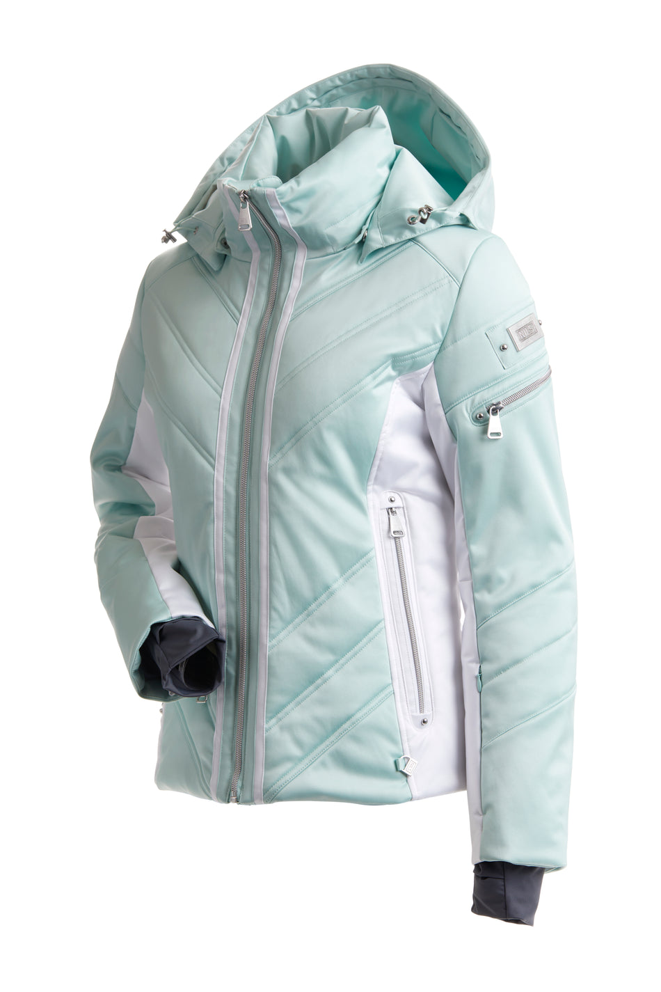 Nils St Anton Jacket Womens 2025 Mint / White