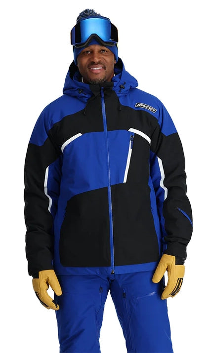 Spyder Leader Jacket Mens 2024 Electric Blue