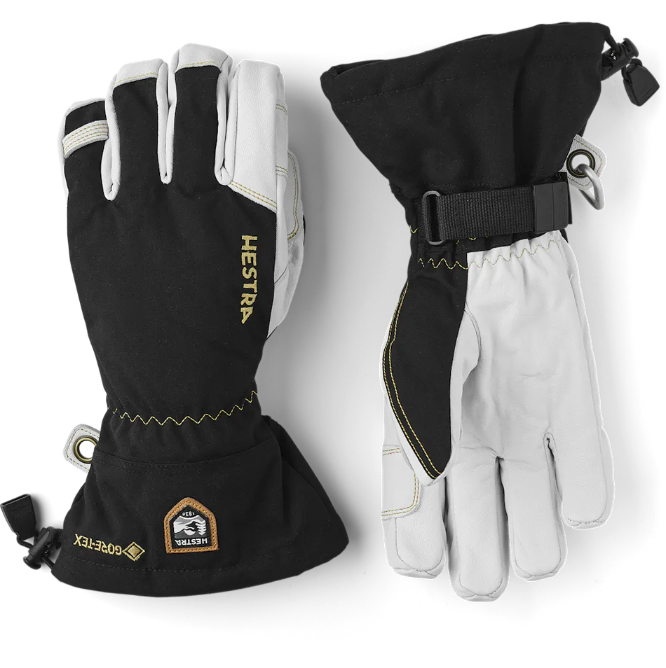 Hestra Army Leather Gore-Tex Glove Black / White
