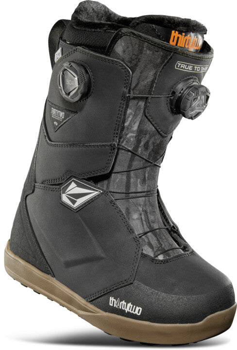 Thirtytwo Lashed Double Boa x Volcom Snowboard Boots Womens 2025 Black / Grey / Gum