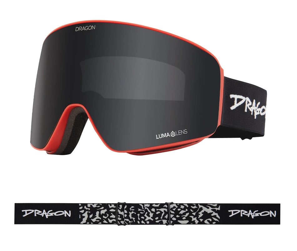 Dragon PXV Snow Goggles 2024 Ripper / Lumalens Dark Smoke + Lumalens Violet