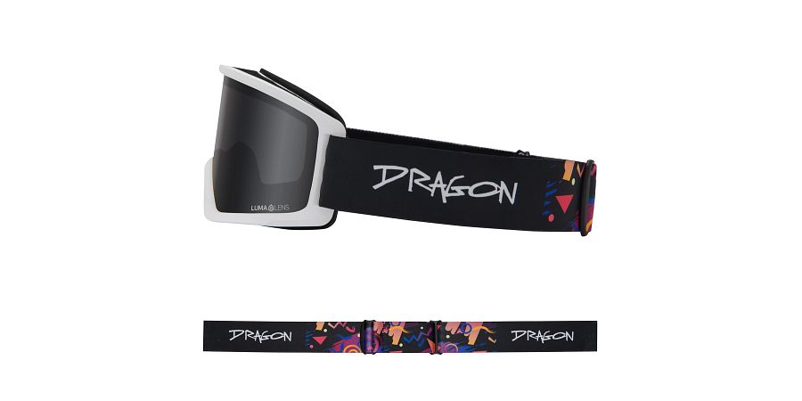 Dragon DX3 OTG Snow Goggles 2024 Retro Lite / Lumalens Dark Smoke