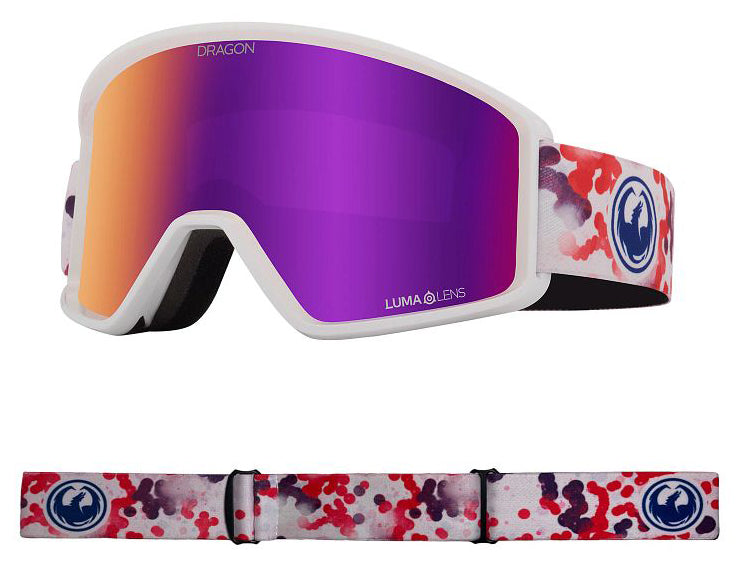 Dragon DXT OTG Snow Goggles Low Bridge 2024 Koi Lite / Lumalens Purple Ion