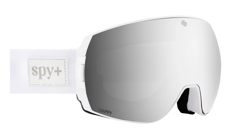 Spy Legacy Goggles White IR / Happy Bronze Platinum Mirror + Spare Lens