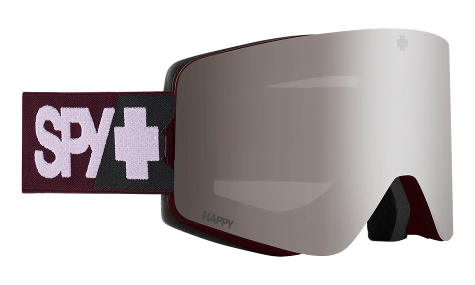 Spy Marauder SE Goggles Merlot / Happy Bronze Silver Mirror + Spare Lens